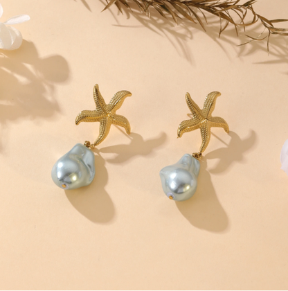 Boucles d'oreilles Eloise - Bleu