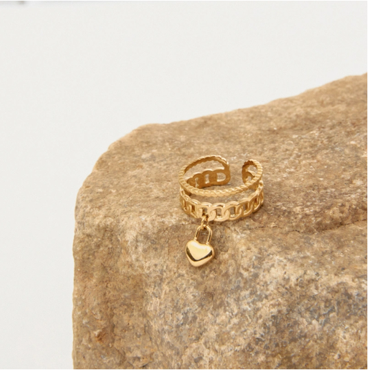 Bague Fleurette - Dore