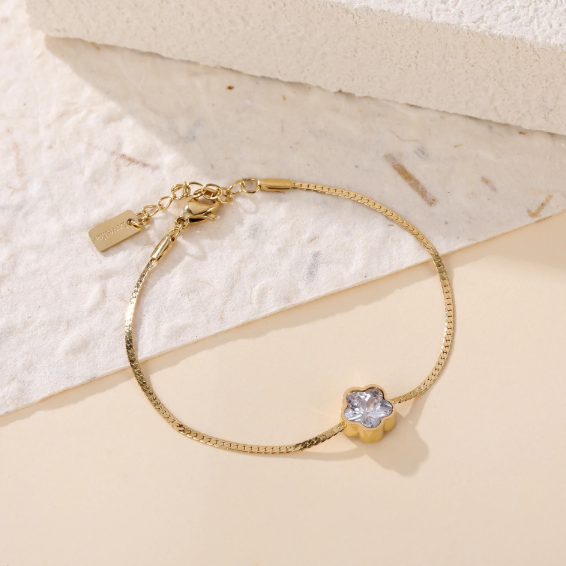 Bracelet Floriane - Blanc
