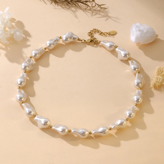 Collier Elena - Blanc