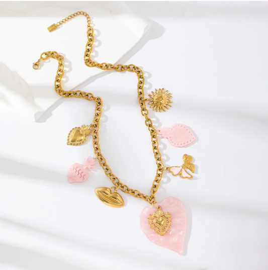 Collier Josephine - Rose