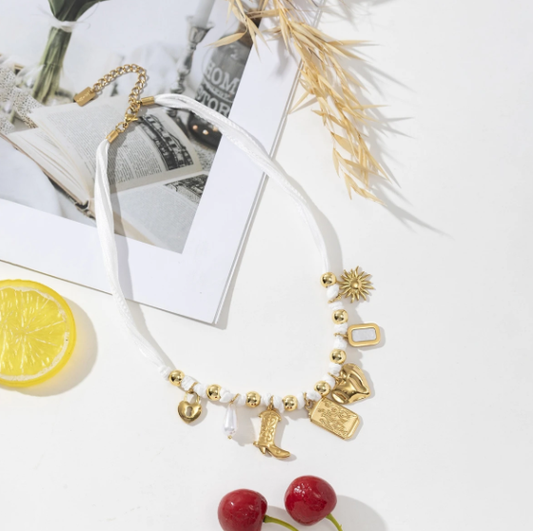 Collier Juliette - Blanc